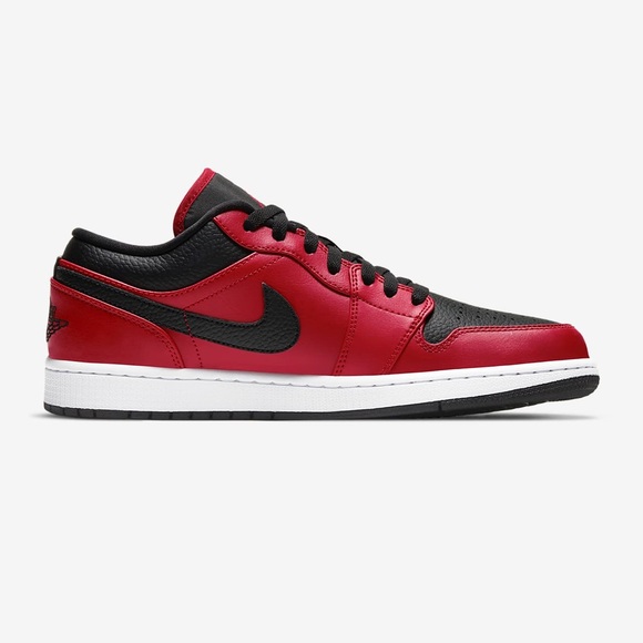 🔥 Air Jordan 1 Low - Gym Red/White/Black 🔥 - Picture 4 of 9